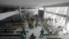 Manifestantes pró-Bolsonaro invadem Palácio do Planalto, onde se encontra escritório oficial do Presidente brasileiro, 8 Janeiro 2023