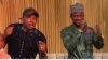 Namenj da Hamisu Breaker a lokacin da suke cashewa a bikin Yusuf Buhari da Zahra (Instagram/Breaker)