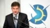 FILE - Slovakian Foreign Minister Miroslav Lajcak speaks during a security conference in Budapest, Hungary, Feb. 25, 2016. Lajack is also president of the current session of the U.N. General Assembly.