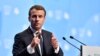 French President Emmanuel Macron delivers a speech during the 23rd Conference of the Parties (COP) climate talks in Bonn, Germany, Nov. 15, 2017. 