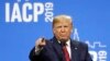 President Donald Trump speaks at the International Association of Chiefs of Police Convention, Oct. 28, 2019, in Chicago.