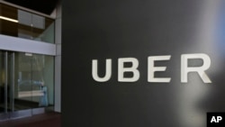 ARCHIVO- Sede de Uber en San Francisco, California. 1-3-17. AP Foto/Eric Risberg.