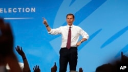 ARCHIVO - El candidato al liderazgo del partido conservador, Jeremy Hunt, en el Centro ExCel de Londres, el 17 de julio de 2019. (Foto AP/Frank Augstein, archivo)