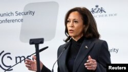Віце-президентка США Камала Гарріс виступила на Мюнхенській безпековій конференції в суботу