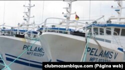Embarcações da Ematum, uma das empresas envolvidas