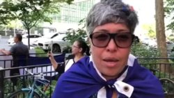 Nicaraguenses protestan en la ONU