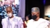 Gwamna Zulum, haru da tsohon gwamna Shettima, dama (Facebook/Gwamnatin Borno)