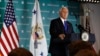 U.S. Vice President Mike Pence speaks at the Hudson Institute in Washington, D.C., Oct. 4, 2018.