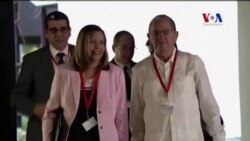 Llegada de las delegaciones