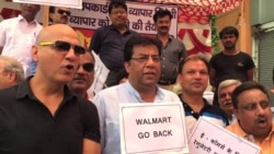 Small Shop Owners Protest Walmart Entry to India’s Online Market