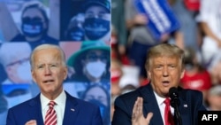 VaJoe Biden naVaDonald Trump