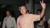 Activist Somyot Pruksakasemsuk arrives at criminal court in Bangkok, Thailand, January 23, 2013.