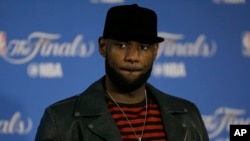 LeBron James, finales NBA, Oakland, Californie, le 12 juin 2017.