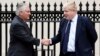 U.S. Secretary of State Rex Tillerson, left, is welcomed by Britain's Foreign Secretary Boris Johnson in London, Jan. 22, 2018.