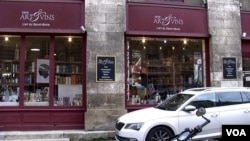 Bordeaux, France, is much better known for its wine industry than its past involvement in slave trading. (L. Bryant/VOA)