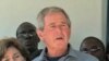 George and Laura Bush in Zambia.