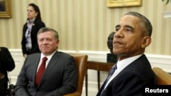 El rey de Jordania dijo que deja Washington "muy optimista" sobre el nivel de apoyo de EE.UU., el liderazgo del presidente Obama en el tema de Siria y con la esperanza de que las discusiones sostenidas entre Washington y Moscú puedan mover el proceso en la dirección correcta.