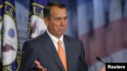 Todas las miradas y las presiones apuntan a la Cámara de Representantes de EE.UU. Su presidente, el republicano, John Boehner, en el centro del debate. 