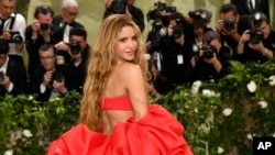 La estrella colombiana Shakira también asistió al evento celebrado en Nueva York.