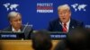 President Donald Trump speaks as he meets with Polish President Andrzej Duda at the InterContinental Barclay hotel during the United Nations General Assembly, Sept. 23, 2019, in New York.