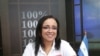 Lucía Pineda Ubau, jefa de información del confiscado canal de televisión 100% Noticias.