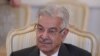 FILE - Pakistani Foreign Minister Khawaja Asif attends a meeting in Moscow, Russia Feb. 20, 2018. 