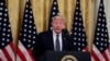 Presidente Donald Trump en la Casa Blanca.