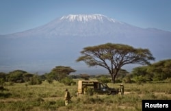 FILE - Mount Kilimanjaro in Tanzania.