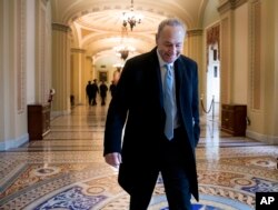 Chuck Schumer, senador por Nueva York, líder de la minoría demócrata en el Senado