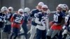지난 2월 미 프로풋볼리그(NFL) 결승전 '슈퍼볼' 뉴잉글랜드 패트리어츠와의 경기를 앞두고 애틀랜타 팰컨스 선수들이 훈련하고 있다. 