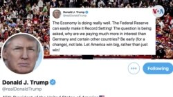 Trump niega futura recesión en EE.UU.