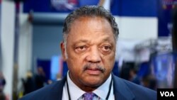 El activista de derechos civiles reverendo Jesse Jackson dice que la marcha por los derechos civiles continúa.