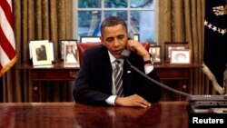 Obama dijo que está pidiendo al Congreso que envíe el mensaje al mundo de que EE.UU. está unido como una sola nación.