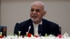 FILE - Afghan President Ashraf Ghani speaks during during a peace and security cooperation conference in Kabul, Afghanistan, Feb. 28, 2018.