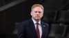 Bộ trưởng Quốc phòng Vương quốc Anh Grant Shapps ở Brussels, 15/2/2024.