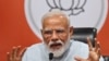 Indian Prime Minister Narendra Modi makes a press statement at the party headquarters in New Delhi, India, May 17, 2019. 