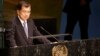 Wakil Presiden Indonesia Jusuf Kalla saat menyampaikan pidato pada KTT Pembangunan Berkelanjutan di New York (26/9).
