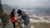 FILE - A boy receives polio vaccination drops during an anti-polio campaign in Kabul, Afghanistan.