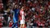 Lukaku a lokacin da yana murnar zura kwallonsa
