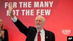 El presidente Donald Trump cree que el candidato laborista Jeremy Corbyn, le haría daño a Gran Bretaña en caso de convertirse en primer ministro. Foto AP. 