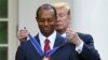 Tiger Woods recibe la Medalla Presidencial de la Libertad