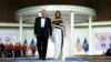 47-й президент США Дональд Трамп и первая леди Мелания Трамп на балу главнокомандующего в Вашингтоне. Бал главнокомандующего - первый из трех балов по случаю торжеств 60-й президентской инаугурации, 20 января 2025 года, Вашингтон