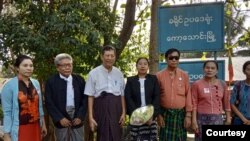  ရှေ့နေကြီးဦးကြီးမြင့်တို့ အမှုအာမခံရပြီး (ဓါတ်ပုံ- ရှေ့နေကြီးဦးကြီးမြင့် facebook )