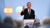 El secretario general de la OTAN, Jens Stoltenberg, habla durante una asamblea parlamentaria de la OTAN en Sofía el 27 de mayo de 2024. (Foto de Nikolay DOYCHINOV / AFP)
