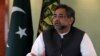 FILE - Pakistan's Prime Minister Shahid Khaqan Abbasi speaks with a Reuters correspondent during an interview at his office in Islamabad, Pakistan, Sept. 11, 2017. 