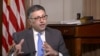 The Trump administration's top antitrust regulator, Makan Delrahim, speaks with VOA Persian about the protests in Iran, in this screenshot from video, Jan. 5, 2018. (Hans Cho, Kevin Nha, VOA Persian)
