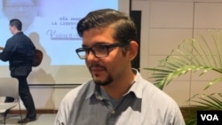 "No hay nada que ella este dirigiendo durante sus entrevistas”, aseguró Noel Ubau, primo de la periodista Lucía Pineda Ubau. Foto: Daliana Ocaña - VOA