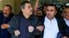 Niyaməddin Əhmədov və Əli Kərimli aksiya zamanı