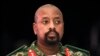 FILE - Muhoozi Kainerugaba, son of Ugandan President Yoweri Museveni, attends a ceremony in Entebbe, Uganda, May 7, 2022. Kainerugaba said on Sept. 21, 2024, that he would not run for president in 2026.