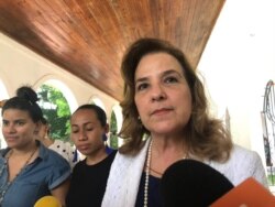 Lucy Valenti, presidenta de la Cámara Nacional de Turismo de Nicaragua.